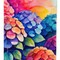 Edge Collections - 28" X 40" - Multicolor - Hydrangeas in Color Large Porch - 1 Piece